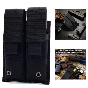 Bolsa doble táctica equipo militar entusiasta chaleco accesorios bolsa colgante - Imagen 1 de 16