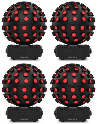 (4) Chauvet DJ Rotosphere HP RGBW + CMYO LED DMX Rotating Mirror Ball Simulators - Image 1 of 4