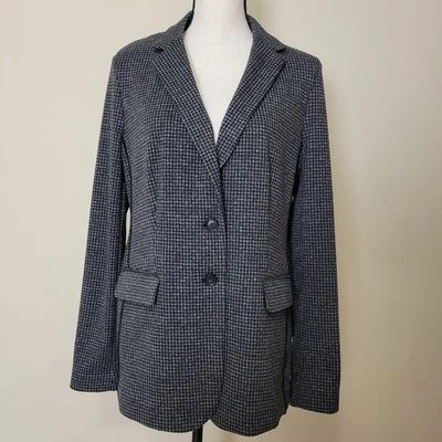 Chaqueta Blazer Pata de Gallo Banana Republic Para Mujer 14 Pechos Únicos 2 Botones Foto 1 de 4
