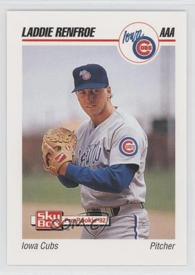 1992 SkyBox Pre-Rookie Iowa Cubs Laddie Renfroe #217 RC - Image 1 of 2