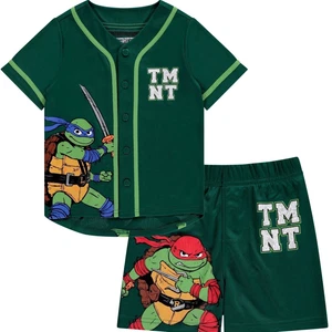 Teenage Mutant Ninja Turtles Boys Baseball Jersey Shirt and Shorts Clothing... - Picture 1 of 9