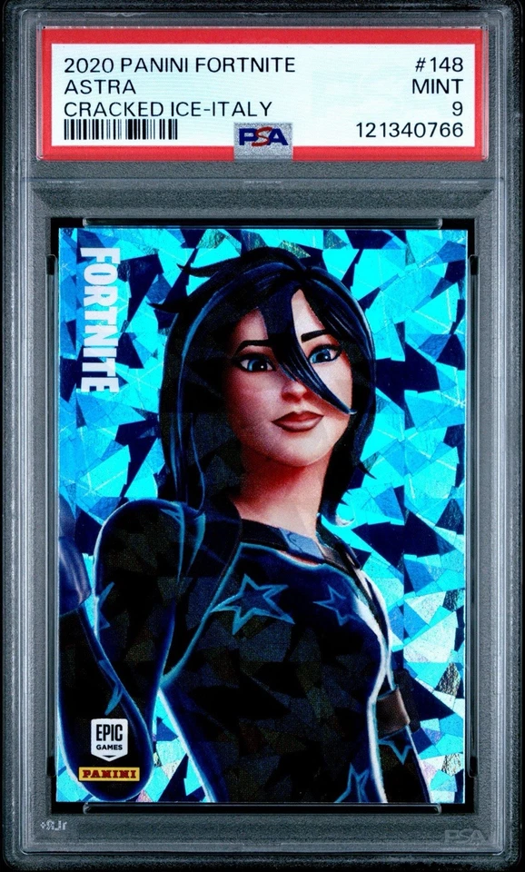 PSA 9 Astra Cracked Ice Italy 2020 Panini Fortnite #148 - Image 1 of 1