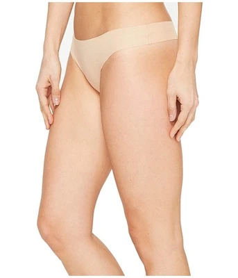 Hanro Tanga Invisible Ropa Interior Para Mujer XL Beige Sólido Cintura Elástica Pull On Foto 1 de 4