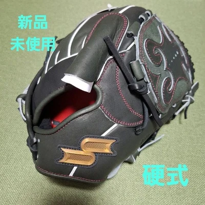 Guante de béisbol duro SSK sin usar modelo lanzador negro/verde edición limitada Foto 1 de 4