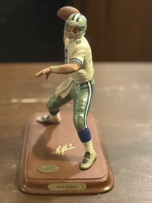 Figura HOF Troy Aikman Dallas Cowboys Danbury Como Nueva All Star 7" DAÑO Foto 1 de 3