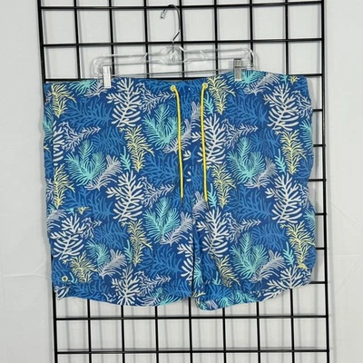 Tommy Bahama Bañador Relax Para Hombres XXL Azul Coral Tropical AOP Playa Ropa de Resort Foto 1 de 4