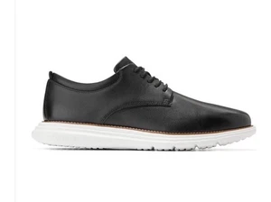 New Cole Haan Grand Ultra Oxford Leather Black Dress Shoes C39953 Men SZ 10.5 - Picture 1 of 7