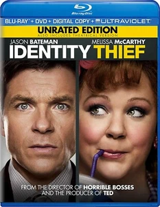 Identity Thief (2013 Blu-ray DVD) Jason Bateman, Melissa McCarthy “Hilarious" - Picture 1 of 1