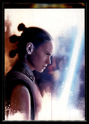2017 Topps Star Wars Journey to The Last Jedi Rey Continuity Insert Set #4 Rey Foto 1 de 2