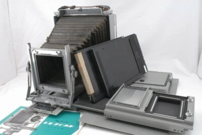 Toyo Field 4 3/4 x 6 1/2 Camera Body w/4x5 Adapter , Slider for Mamiya *ED1170 - Image 1 of 4