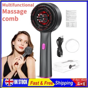 Electric Infrared Hair Growth Brush Anti Hair Loss Comb Vibration Scalp Massager - Picture 1 of 4