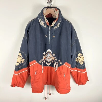 Vintage Bogner Goan Thylmann Southwestern Embroidered Anorak Size Large 29x31 - Image 1 of 4