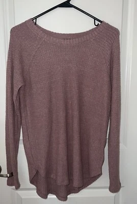 AE Soft & Sexy Oversized Muave Sweater Foto 1 de 3