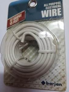 ALL PURPOSE ELECTRICAL WIRE  12 GAUGE 15 FEET - Bild 1 von 1
