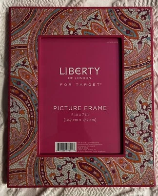 Marco de fotos Liberty of London For Target 5" x 7" rosa cachemir Foto 1 de 4