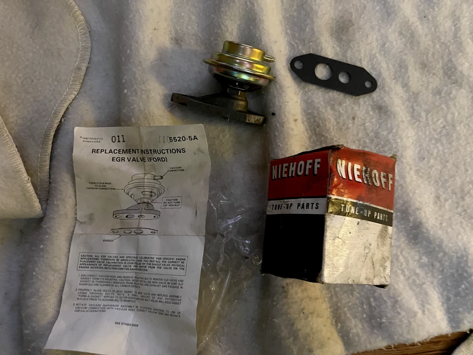 Válvula EGR OEM NUEVO AC Delco 214-9012 Ford Mercury 2.8L Pinto Bobcat 1977-1978 S1 Foto 1 de 1