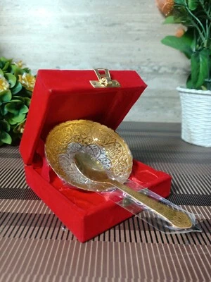 Pack of 100 Gold Silver Plated Return Gift Bowls Indian Wedding Gift Decorative - Image 1 of 4