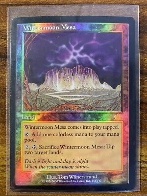 MTG✨WINTERMOON MESA FOIL✨ Prophecy MINT RARE SAC LAND Wanerstrand Art UNPLAYED - Image 1 of 2