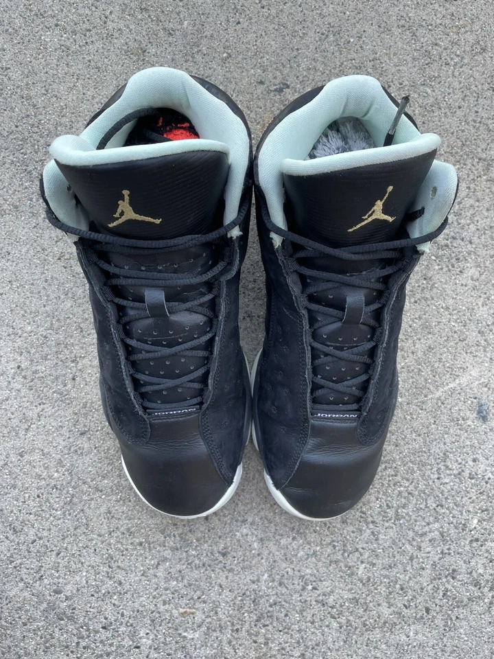 Air Jordan 13 Retro Black Mint Foam (GS) 439358-015 Size 9.5y - Image 1 of 4