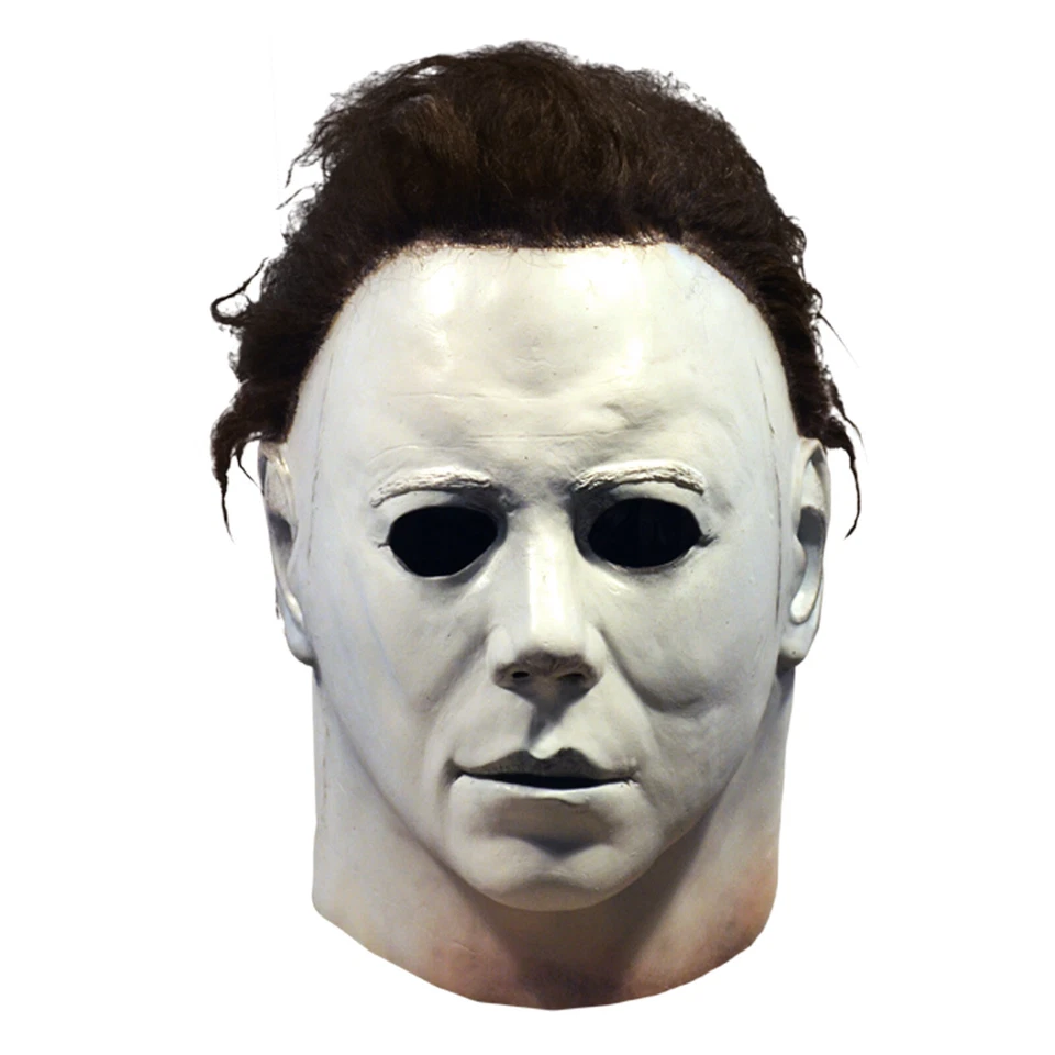 Máscara fantasia látex completa Halloween John Carpenter 1978 masculina adulta Michael Myers - Imagem 1 de 3