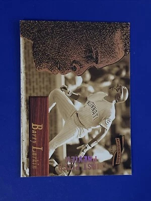 🔥ULTRA 罕见 SSP🔥 1996 Pinnacle Aficionado First Pitch 预览 BARRY LARKIN #38 — 第 1/4 张图片