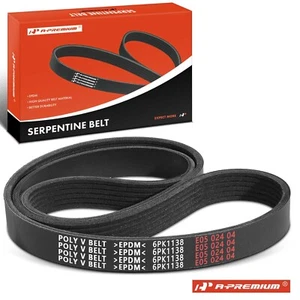 Cinturón serpentino A-Premium 44,84 pulgadas para Ford Fusion Explorer Escape Taurus X - Imagen 1 de 9