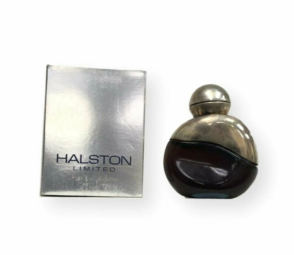 Halston Limited 4,0 oz loción para después del afeitado RARA botella empañada Foto 1 de 1