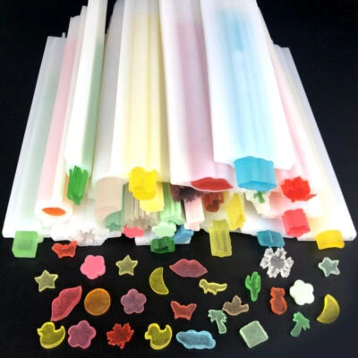 Silicone Pipe Tube Column Mold Embed Soap Cake Making Shaped Mould DIY Tools - Image 1 of 4