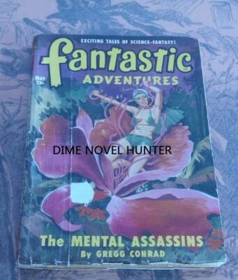 FANTASTIC ADVENTURES MAY 1950 THE MENTAL ASSASSINS SCIFI PULP MAGAZINE Foto 1 de 2