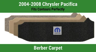 Lloyd Berber Small Cargo Carpet Mat for '04-08 Chrysler Pacifica w/Blue M-Mopar - Изображение 1 из 4