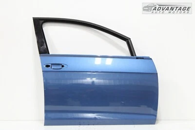 VW GOLF ALLTRACK 2017-2019 panel de carcasa de puerta delantera derecha azul seda metálico OEM Foto 1 de 4
