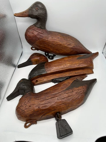 Vintage 1966 Syroco Dart Duck Decoy Man Cave Cabin Hunting Decor - set of three Cover