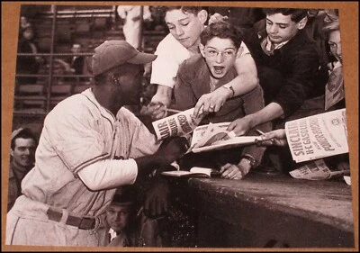 1997 Jackie Robinson SI Magazine Clipping 4"x3" Brooklyn Dodgers 1947 Rookie RC - Image 1 of 3