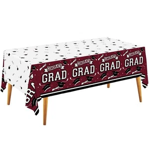 Graduation Party Suppliesgongrats Grad Tablecover For 2024 Graduation Party Deco - Picture 1 of 7