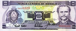 Mittelamerika, Honduras 2 Lempira 1993 - Bild 1 von 2