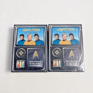 STAR TREK THE CARD GAME CCG Base Set LOT OF 2 STARTER DECKS *NEW* *SEALED* Fleer - Picture 1 of 1