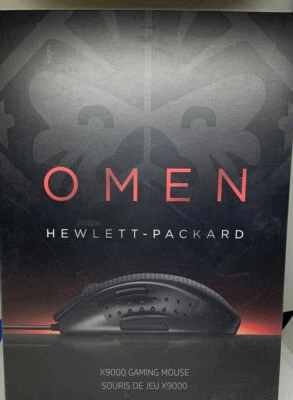 NEW HP Omen X9000 Elite Precision USB Mouse For Gaming Computer 8200 DPI 150 IPS - Image 1 of 2