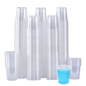 1500 Pack 3 oz Clear Plastic Cups, Disposable Bathroom Mouthwash Cups, Small ... - Picture 1 of 7