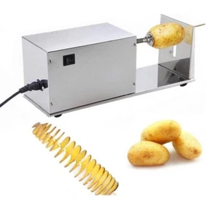 Kommerzieller Elektrischer Kartoffelschneider Tornado Kartoffeln Spiralschneider Pommes Frites - Bild 1 von 7