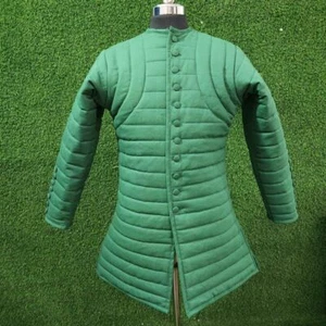 Disfraz de Acetón Acolchado Medieval Gambeson Acolchado Algodón Recreación SCA Larpa - Imagen 1 de 3