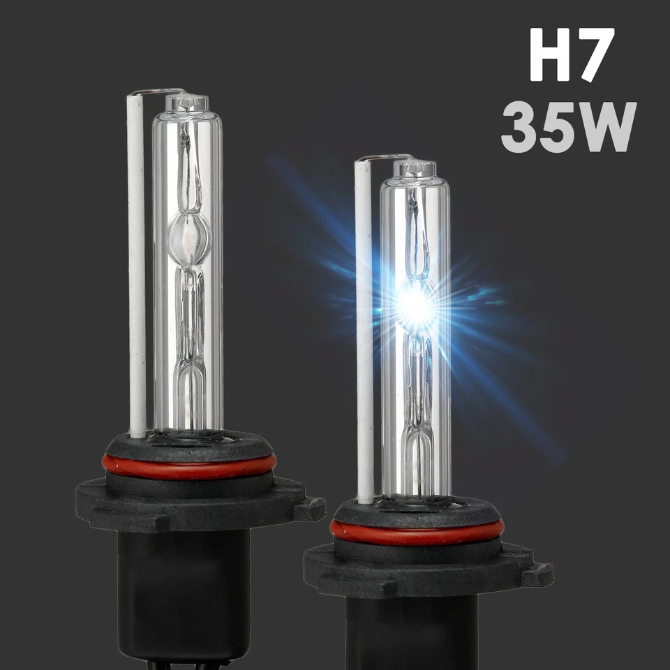 2x XENON H7 HID Bulbs AC 35W Headlight Conversion Kit Replacement 4K 6K 8K 10K + - Image 1 of 4