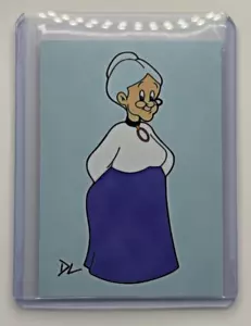 Tarjeta coleccionable Granny edición limitada firmada por artista “Looney Tunes” 6/10 - Imagen 1 de 2