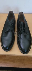 Johnston & Murphy Split Toe Apron Oxford Mdl#24-7283 Black Size 12 D/B Mens - Picture 1 of 5