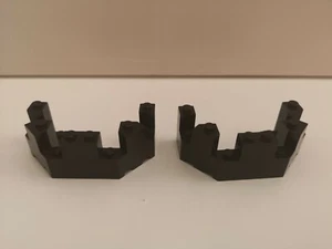 Lego Castle - 2 x Black Castle Turret Top 4 x 8 x 2 1/3 (6066) - Bild 1 von 3