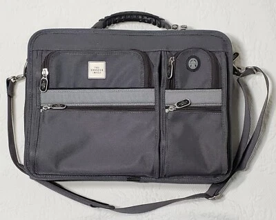 EUC четкое изображение серый чехол/портфель/сумка для переноски для ноутбука и документов - Изображение 1 из 4