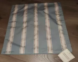 "Cubierta de almohada de hardware de restauración inserto espina de arenque a rayas 20""x20" - Imagen 1 de 4