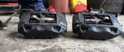 91-93 Brake Caliper AWD OEM Mitsubishi 3000GT VR-4 Dodge Stealth  front set - Image 1 of 2