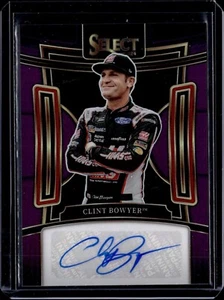 2024 Select Racing Signatures Clint Bowyer Purple Prizm Autograph 18/35! S-CBY! - Picture 1 of 2