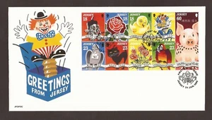 1995 Jersey, Greetings Stamps, FDC - Picture 1 of 1