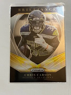 🏈 2020 Panini Prizm Football Brilliance Prizm Insert #15 Chris CARSON 🏈 - Image 1 of 2